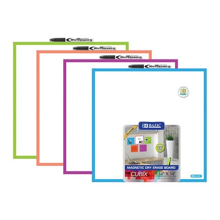 Bazic Products DDI 2268091 BAZIC 14 x 14 Magnetic Dry Erase Tile, 12PK 6042